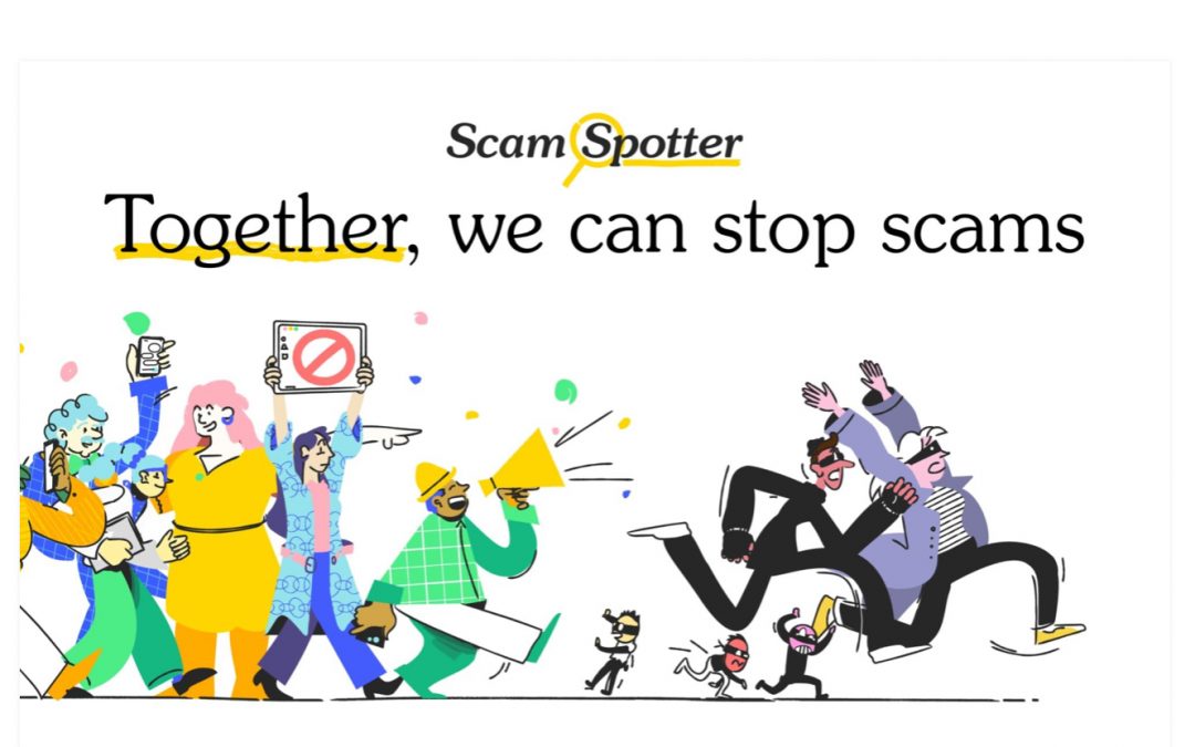 www.scamspotter.org, una web con la que Google quiere ayudar a combatir el fraude en las redes.